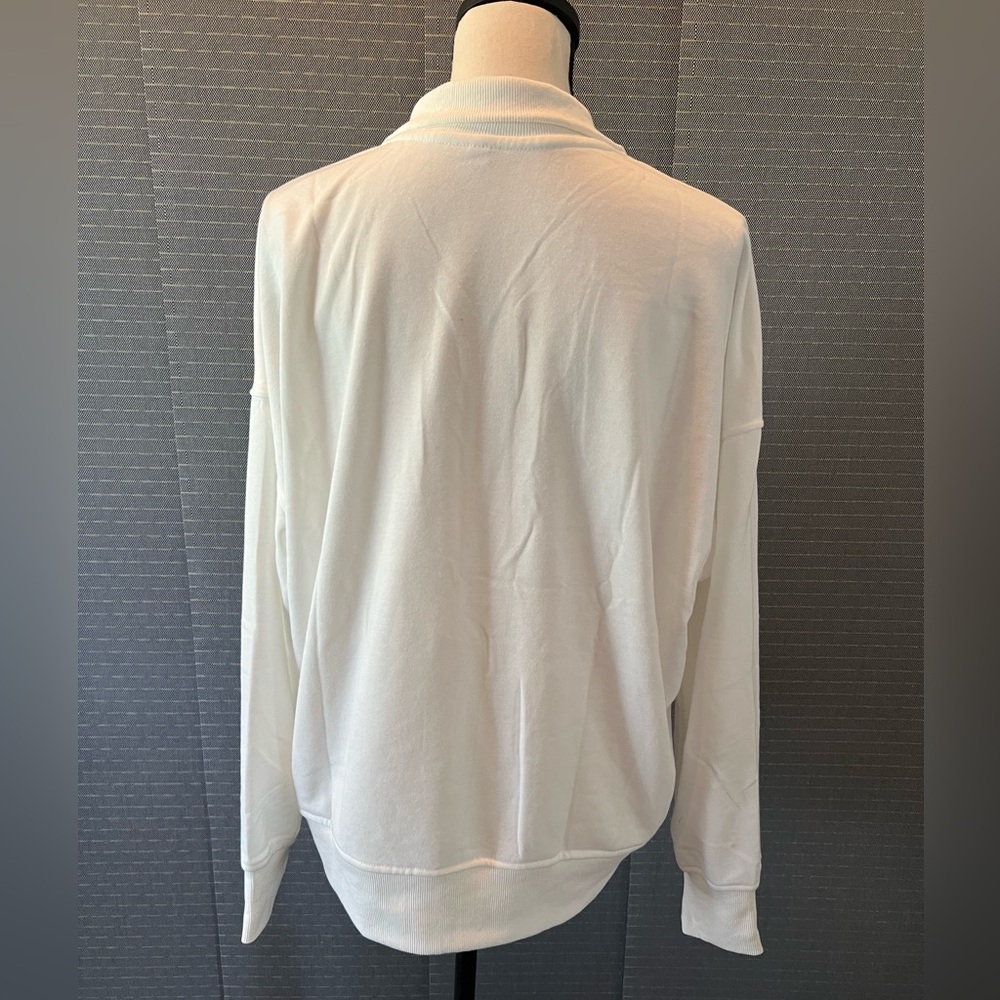 Oversized Pullover With Snap Button Collar - image 2